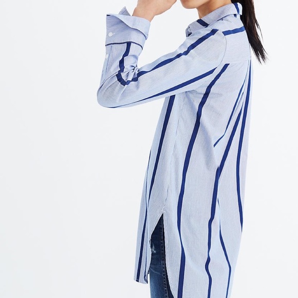 Madewell Tops - Madewell Button Down Tunic Shirt